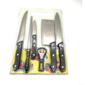 7pcs plastic handle kitchen knife board set